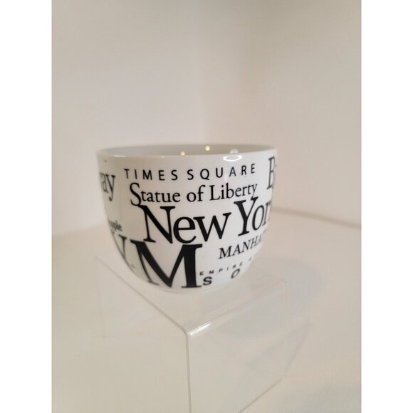 Jay Joshua New York Landmark Black And White Latte 12 fl oz Coffee Tea Mug Cup - Picture 5 of 7